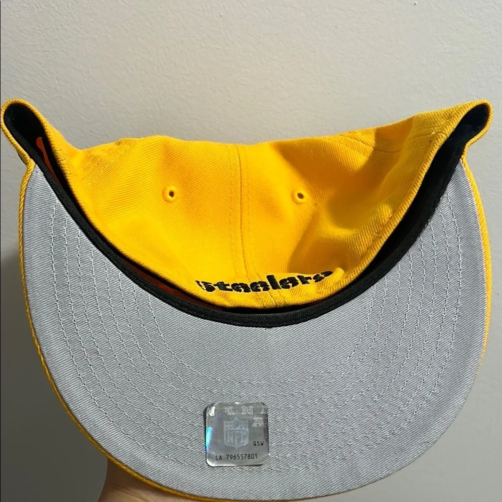 New Era Yellow and Gray Steelers Cap